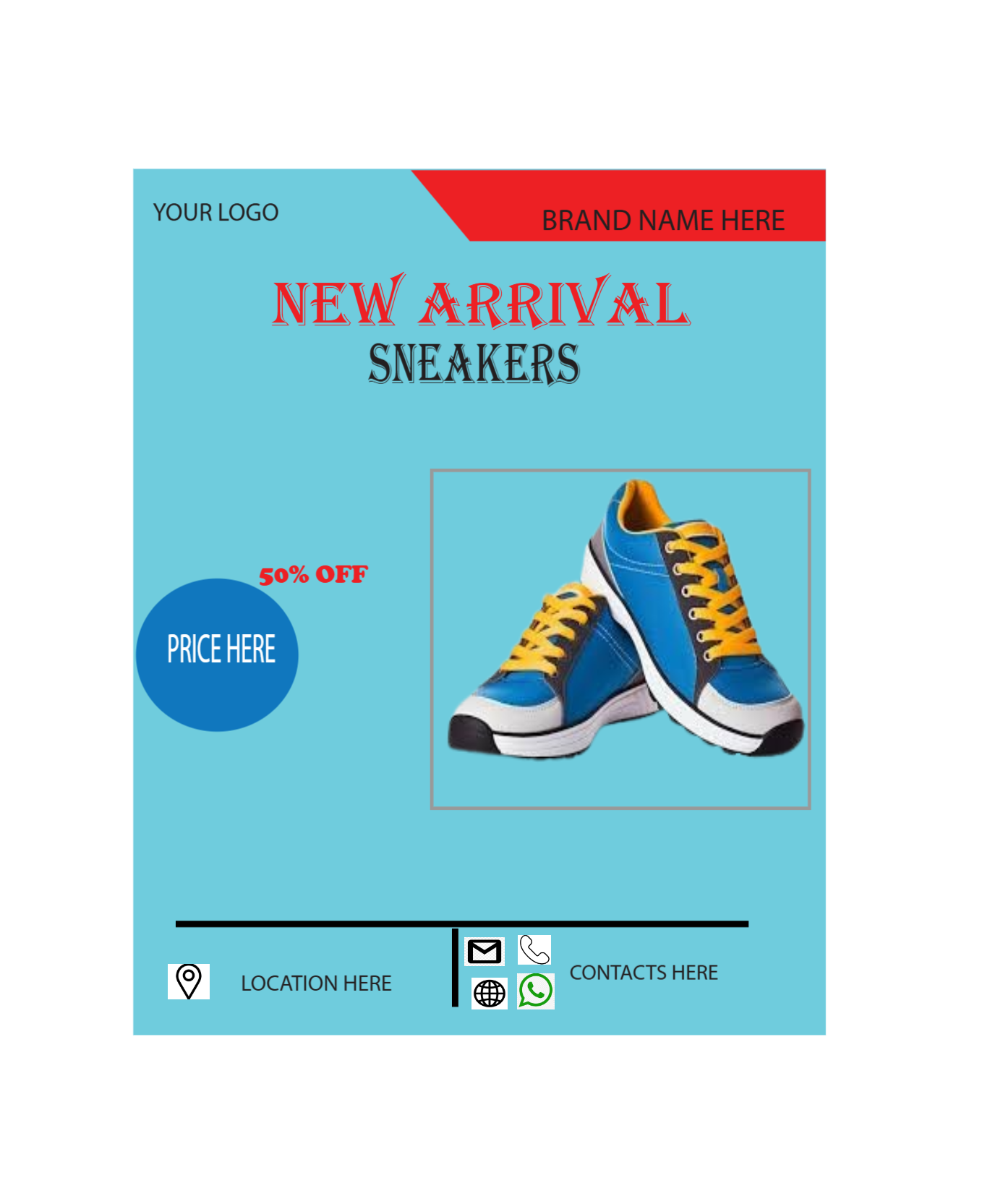 Editable social media post design 